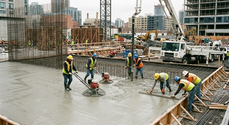 Commercial Slab Construction in Cary, NC