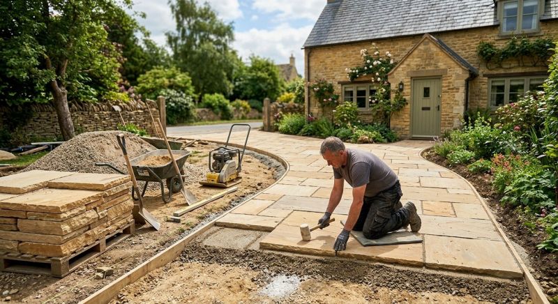 Sandstone Driveway Service in Sacramento, CA