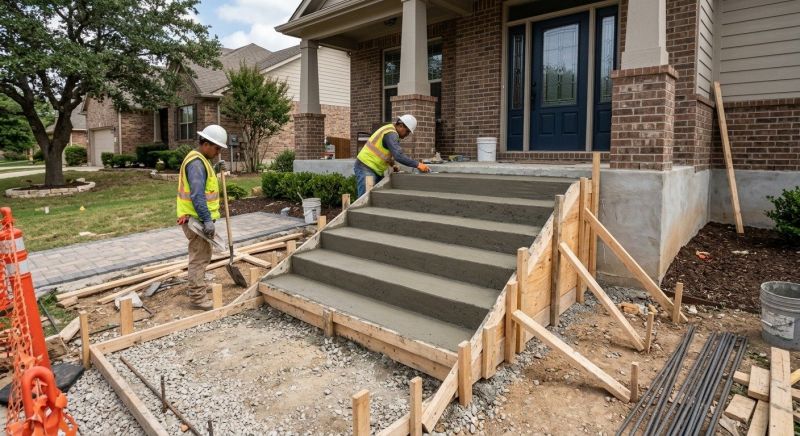 Concrete Stairs Installation in Denver, CO